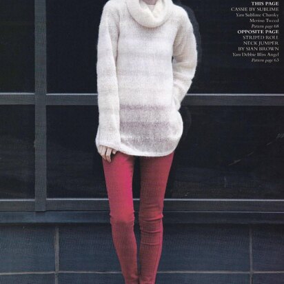 Striped Roll Neck Jumper