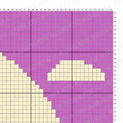 Home Decor Sunset Art Deco Throw Blanket C2C Crochet Pattern