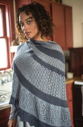 Chichima Shawl in Berroco Quechua - 389-3 - Downloadable PDF