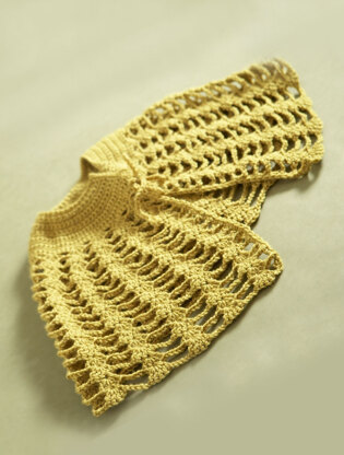Crochet Capelet in Lion Brand Vanna's Choice - 60728AD