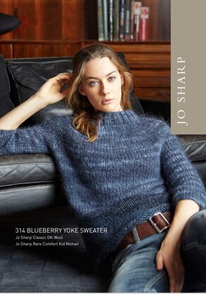 Blueberry Yoke Sweater