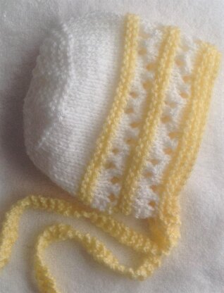 Elanore's Eyelet Baby Bonnet