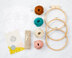 The Modern Crafter Reindeer & Star Beginner Punch Needle Kit - 8in