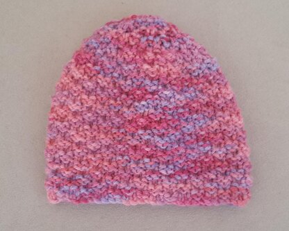 Marley - babies double moss stitch hat