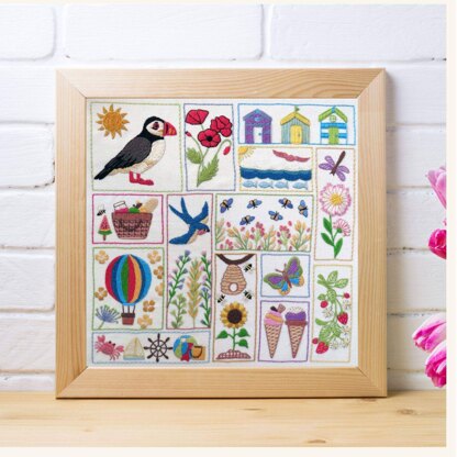 Stitchdoodles Summer Splendour, Hand Embroidery Pattern