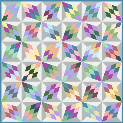 Michael Miller Fabrics Diamonds Quilt - Downloadable PDF