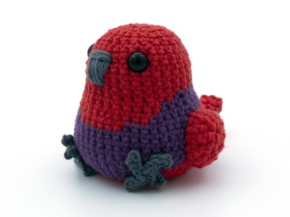 Amigurumi Eclectus Parrot