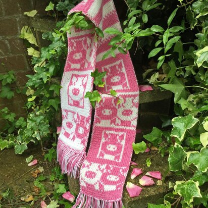 Pink Pigs Scarf