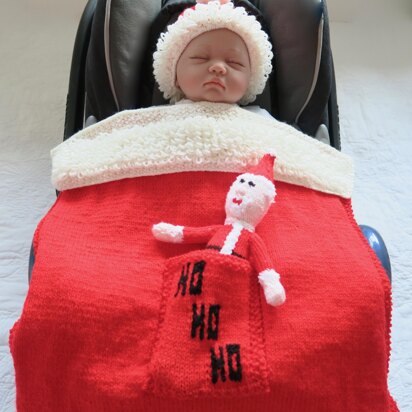 Christmas Santa Car Seat Blanket