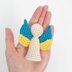 Angel ornament amigurumi crochet pattern keychain Bag charm Crochet car mirror hanging