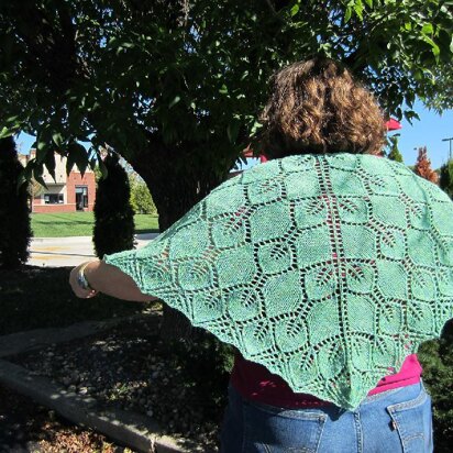 Silvertree Shawl