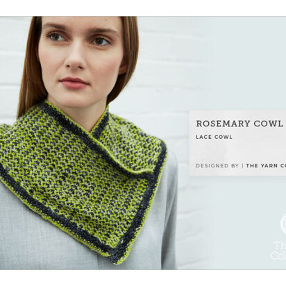 Rosemary Cowl by Cynthia Fong - Knitting Pattern For Women in The Yarn Collective
