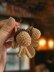 Rustic Farmhouse Crochet Oak Acorns festive charm