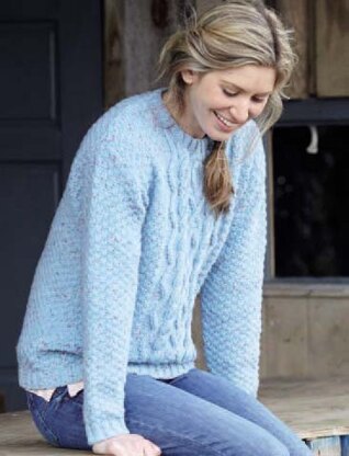 Sweaters in Hayfield Bonus Aran Tweed with Wool - 7988 - Downloadable PDF