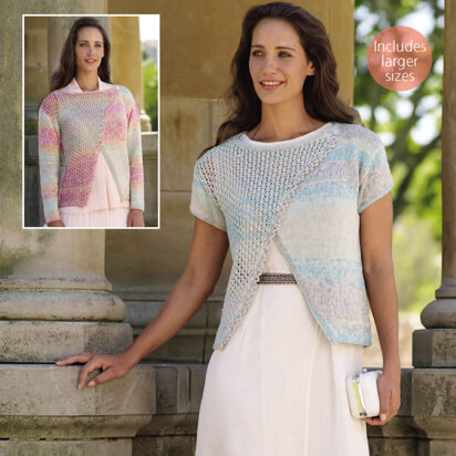 Long and Short Sleeved Tops in Sirdar Toscana DK - 7974 - Downloadable PDF