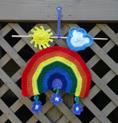 Rainbow Garden Wall Hanging