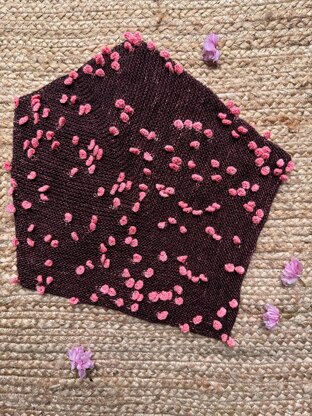 Falling Blossoms Cowl (knit)