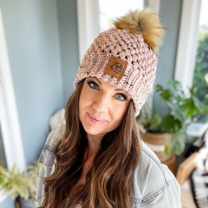 Pebble Puff Stitch Hat