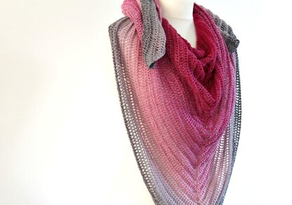 Gradient Triangle Shawl