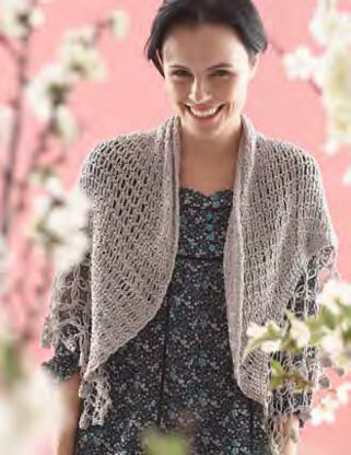 Lace Edge Shawl in Patons Grace