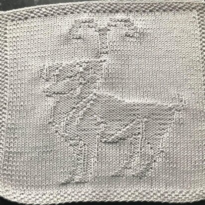 2022 11. Zodiac Aries cloth - knitting pattern