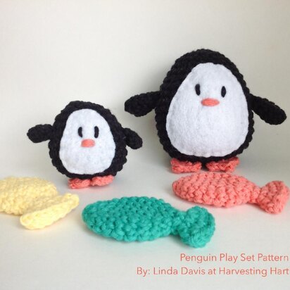 Penguin Winter Play Set Pattern