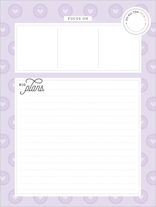 Happy Planner Block Pad 9.25"X7" 100/Pkg - Planner Babe