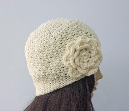 Winter Flower Hat