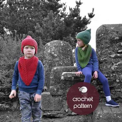 Deoir Hat & Kerchief Spring Autumn Unisex Set