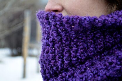 The Purple People Eater Cowl