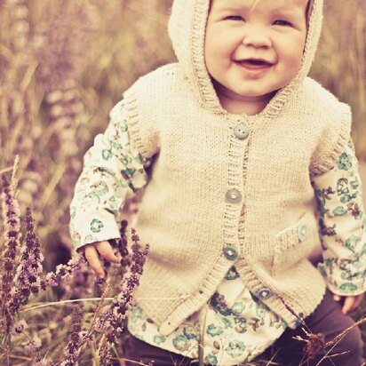 Skylark Hooded Vest Pattern - Baby Cakes by Little Cupcakes - Bc36