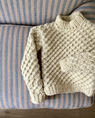 Leaf Stitch Textured Jumper