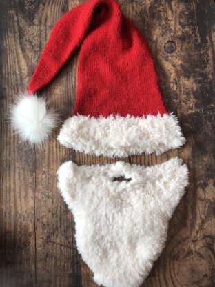 Santa Hat and Beard