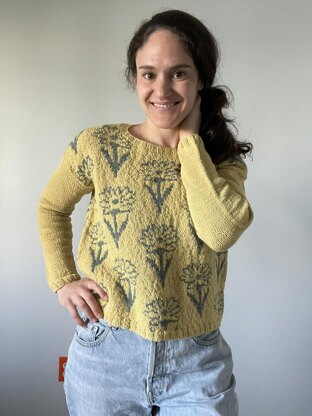 Daisy Doodle Pullover