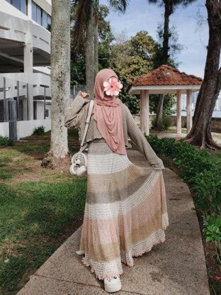 Bonica  mesh skirt crochet pattern