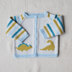 Dido Dinosaur Cardigan - Knitting Pattern for Babies in Debbie Bliss Baby Cashmerino