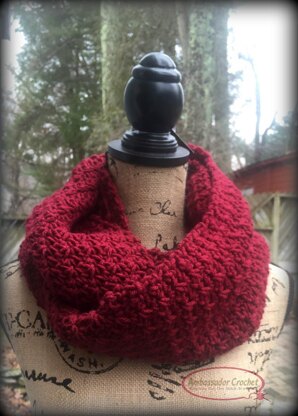 Winter Berries Infinity Scarf