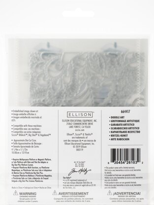 Sizzix Thinlits Dies By Tim Holtz - Doodle Art