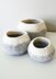 Knit Wool Felt Graduated Ombre Pods / Bowls (in 4", 6", and 8" diameter)