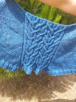 Blue frills