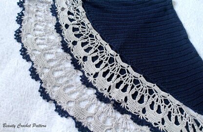 Silver Crowns Shawl