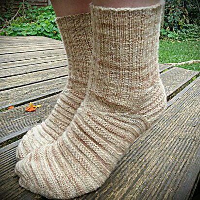 Ridge and Furrow Sock