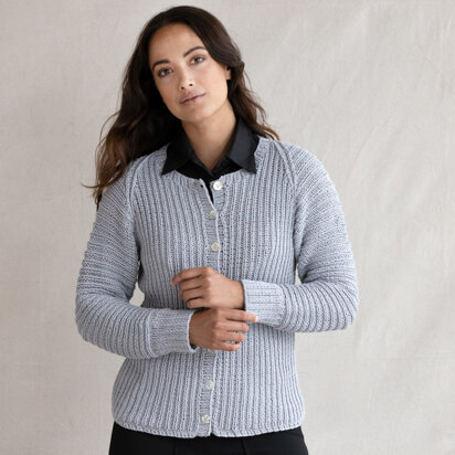 1290 Alyssum - Cardigan Knitting Pattern for Women in Valley Yarns Toby - knitting pattern