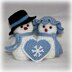 Mr & Mrs Snowman Set