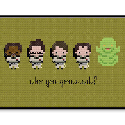 Ghostbusters Bite Size - PDF Cross Stitch Pattern