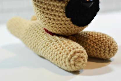 Leo the Pug Dog Amigurumi