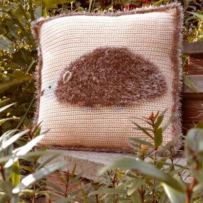 Fluffy Hedgehog Pillow