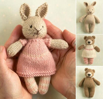 Knitting Pattern for Easter Toys - Bunny