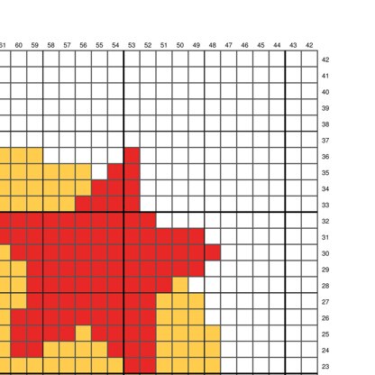 Mini C2C Emoji Like Stars Pillow 42x42 Squares Crochet Pattern PDF