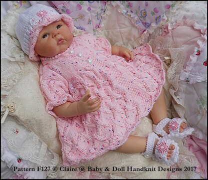 Summer Diamond Pattern Suit 16-22” doll/prem-3m+ baby